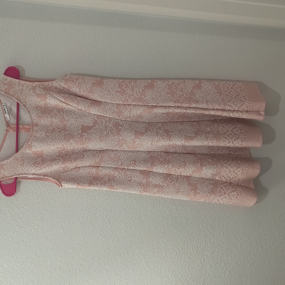 Studio One Pink Sleeveless A-line Mini Dress